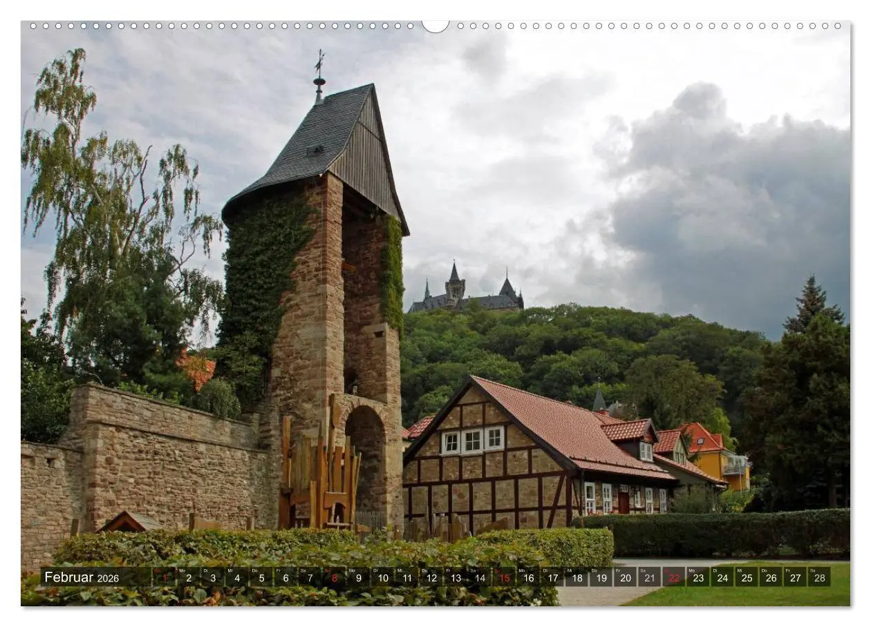Bild: 9783516178777 | Wernigerode (Wandkalender 2026 DIN A2 quer), CALVENDO Monatskalender