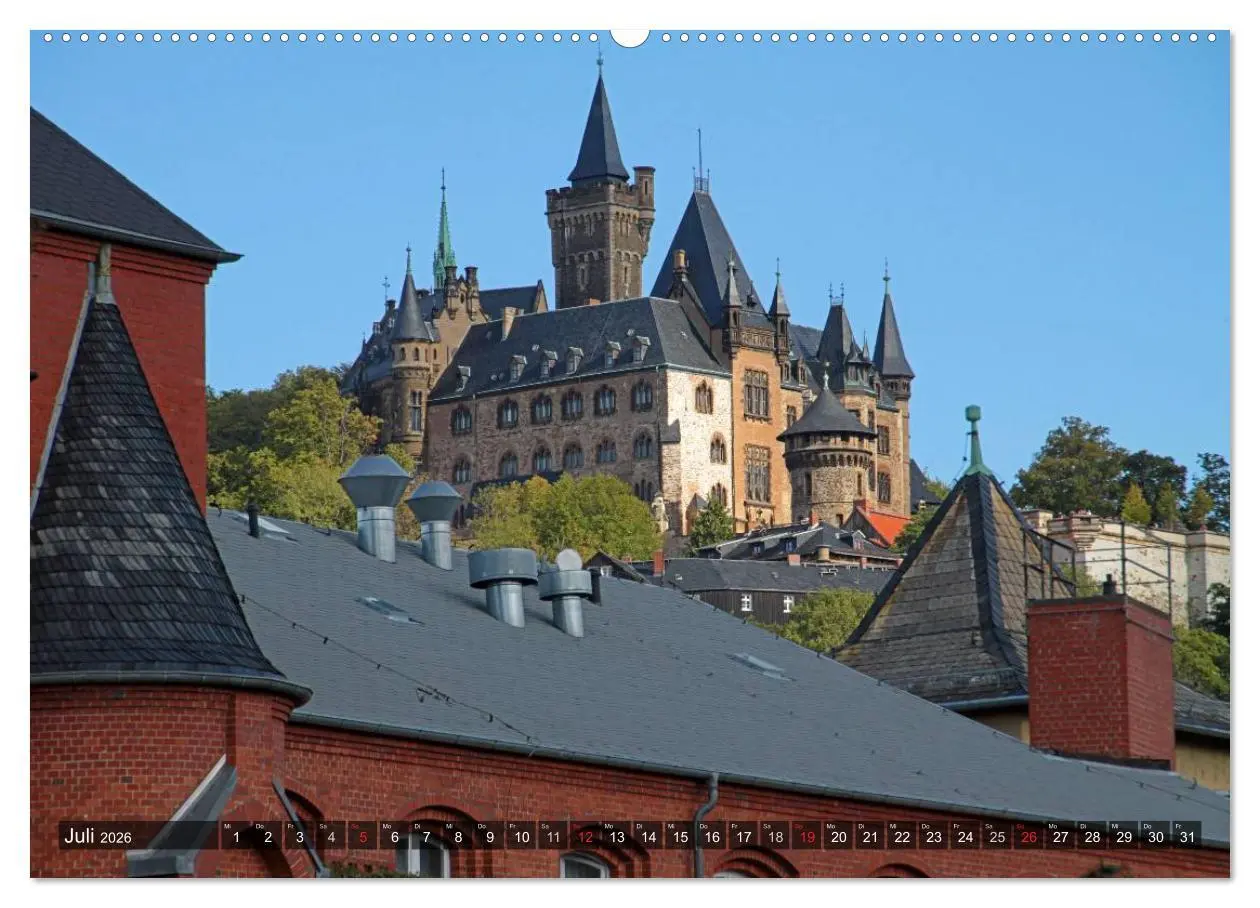 Bild: 9783516178777 | Wernigerode (Wandkalender 2026 DIN A2 quer), CALVENDO Monatskalender