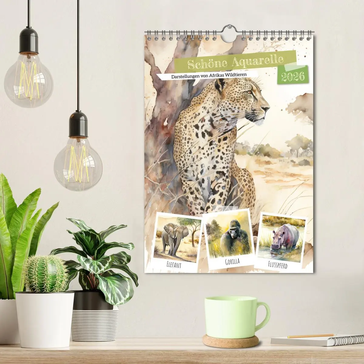 Bild: 9783516318777 | Schöne Aquarelle. Darstellungen von Afrikas Wildtieren...