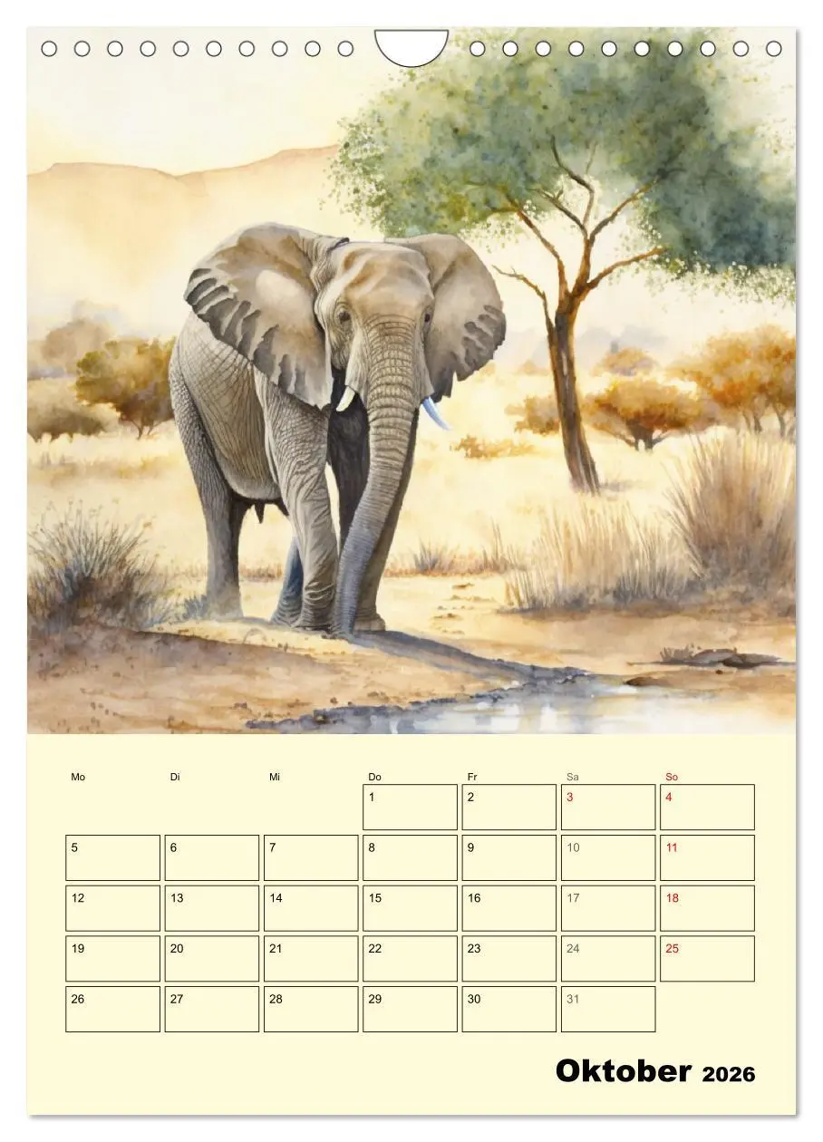 Bild: 9783516318777 | Schöne Aquarelle. Darstellungen von Afrikas Wildtieren...