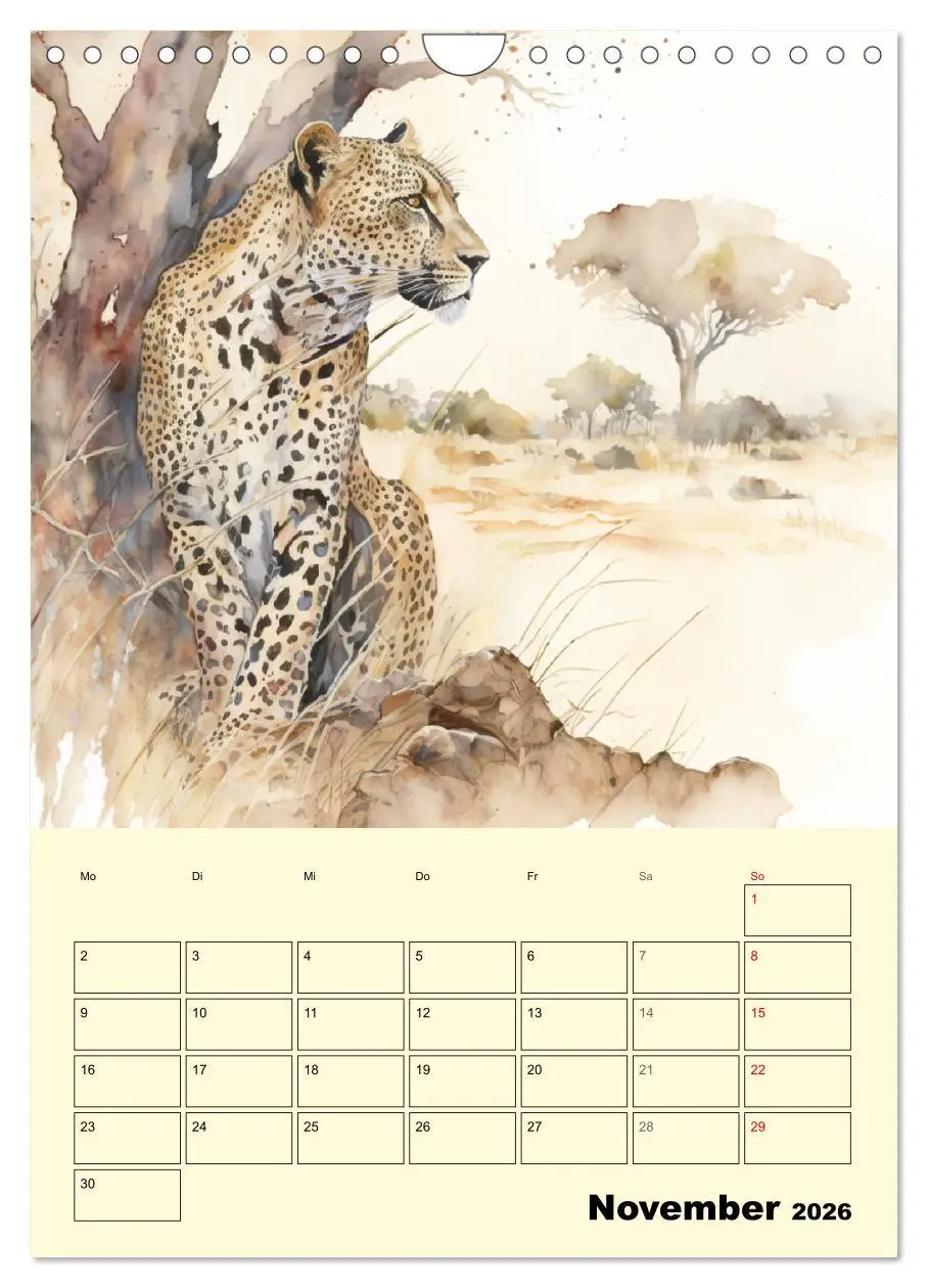 Bild: 9783516318777 | Schöne Aquarelle. Darstellungen von Afrikas Wildtieren...