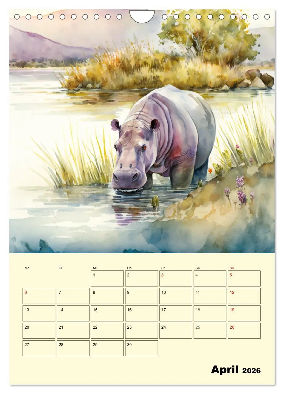Bild: 9783516318777 | Schöne Aquarelle. Darstellungen von Afrikas Wildtieren...