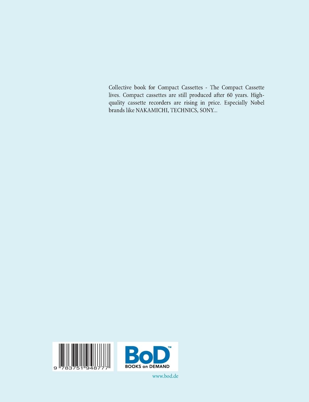 Rückseite: 9783751948777 | Compact Cassettes Collectible Book - Compact Cassetten Sammelbuch
