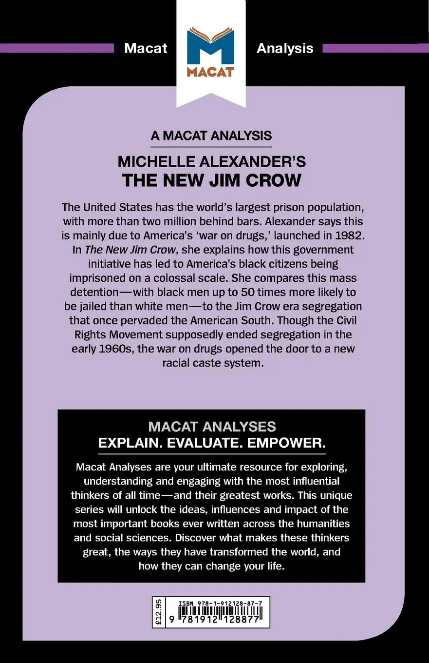 Rückseite: 9781912128877 | An Analysis of Michelle Alexander's The New Jim Crow | Ryan Moore