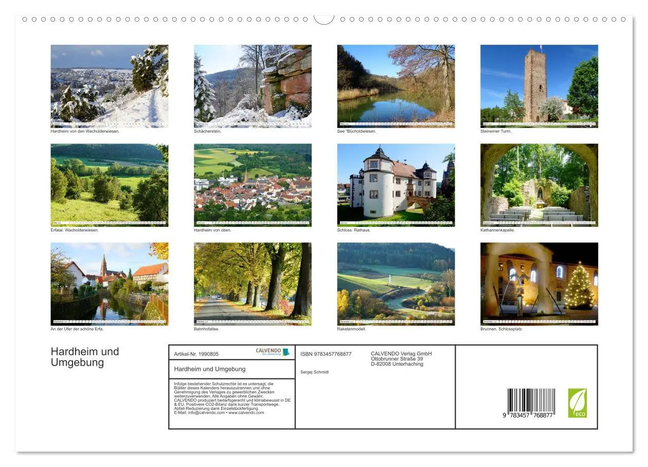 Bild: 9783457768877 | Hardheim und Umgebung (hochwertiger Premium Wandkalender 2026 DIN...