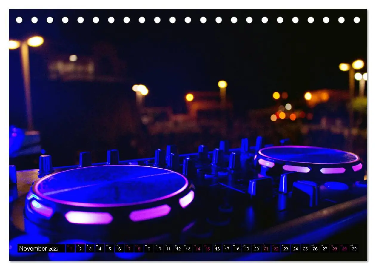 Bild: 9783457838877 | DJ Liveact (Tischkalender 2026 DIN A5 quer), CALVENDO Monatskalender