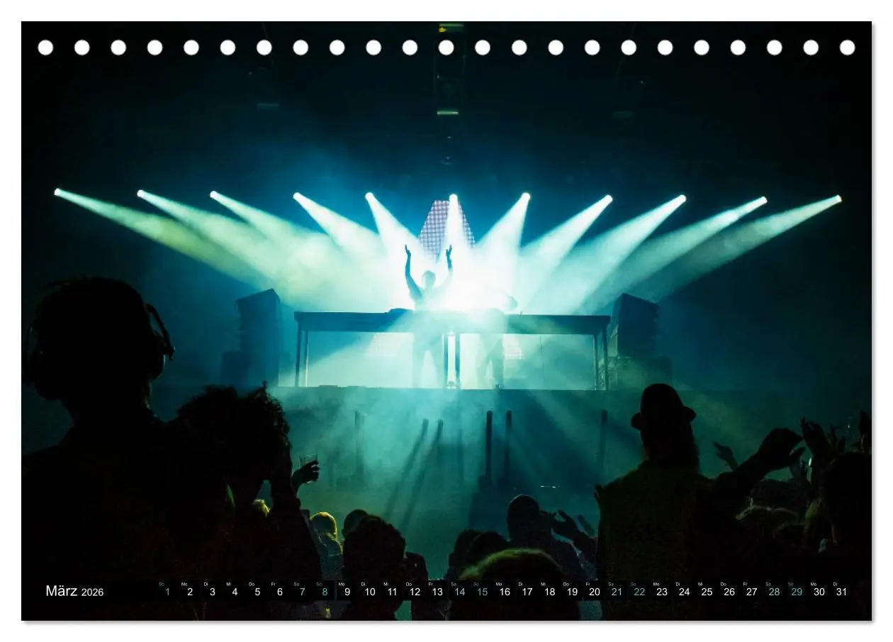 Bild: 9783457838877 | DJ Liveact (Tischkalender 2026 DIN A5 quer), CALVENDO Monatskalender