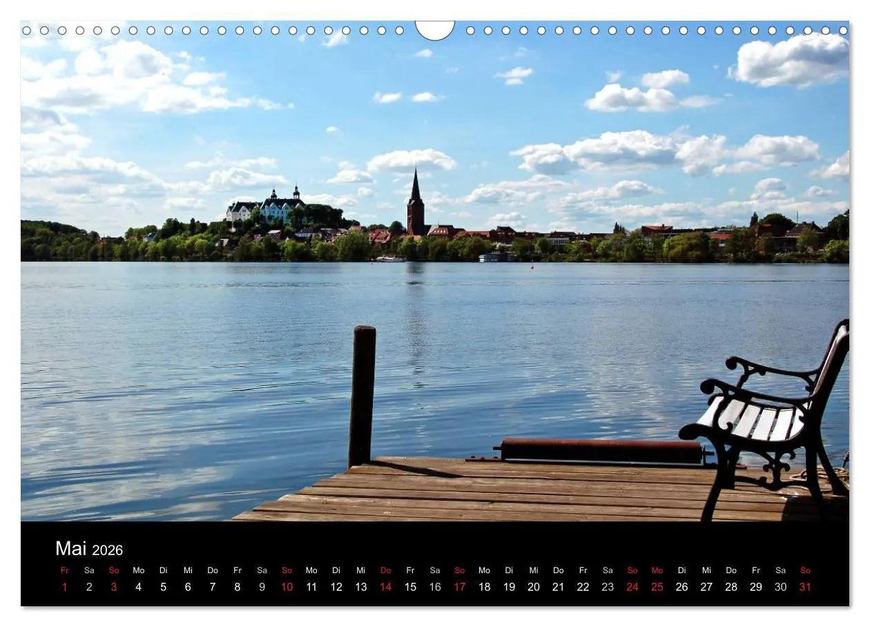 Bild: 9783516168877 | Plön - die Stadt am See (Wandkalender 2026 DIN A3 quer), CALVENDO...