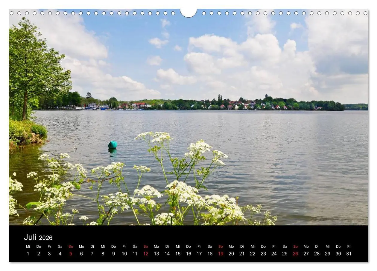 Bild: 9783516168877 | Plön - die Stadt am See (Wandkalender 2026 DIN A3 quer), CALVENDO...