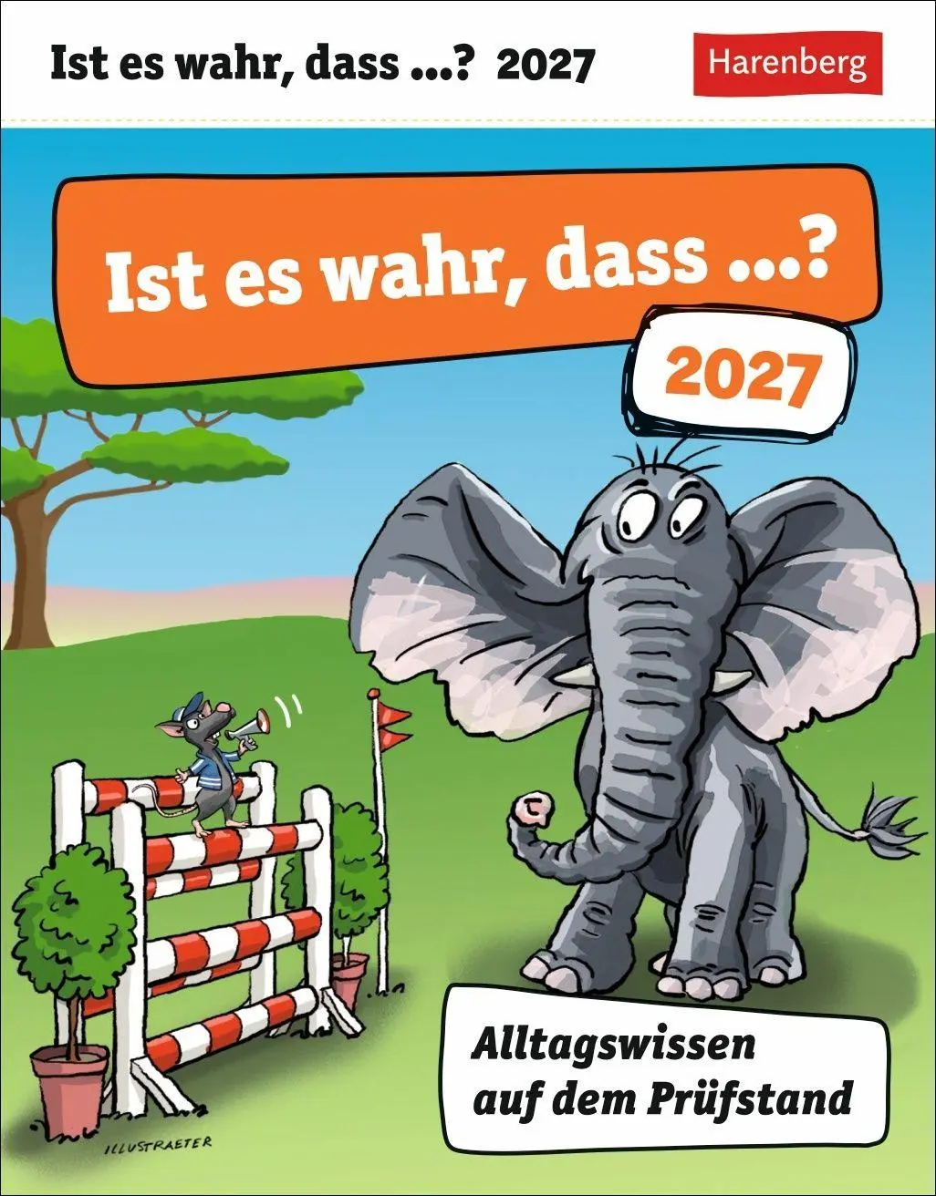 Cover: 9783840038877 | Ist es wahr, dass ...? Tagesabreißkalender 2027 - Alltagswissen auf...