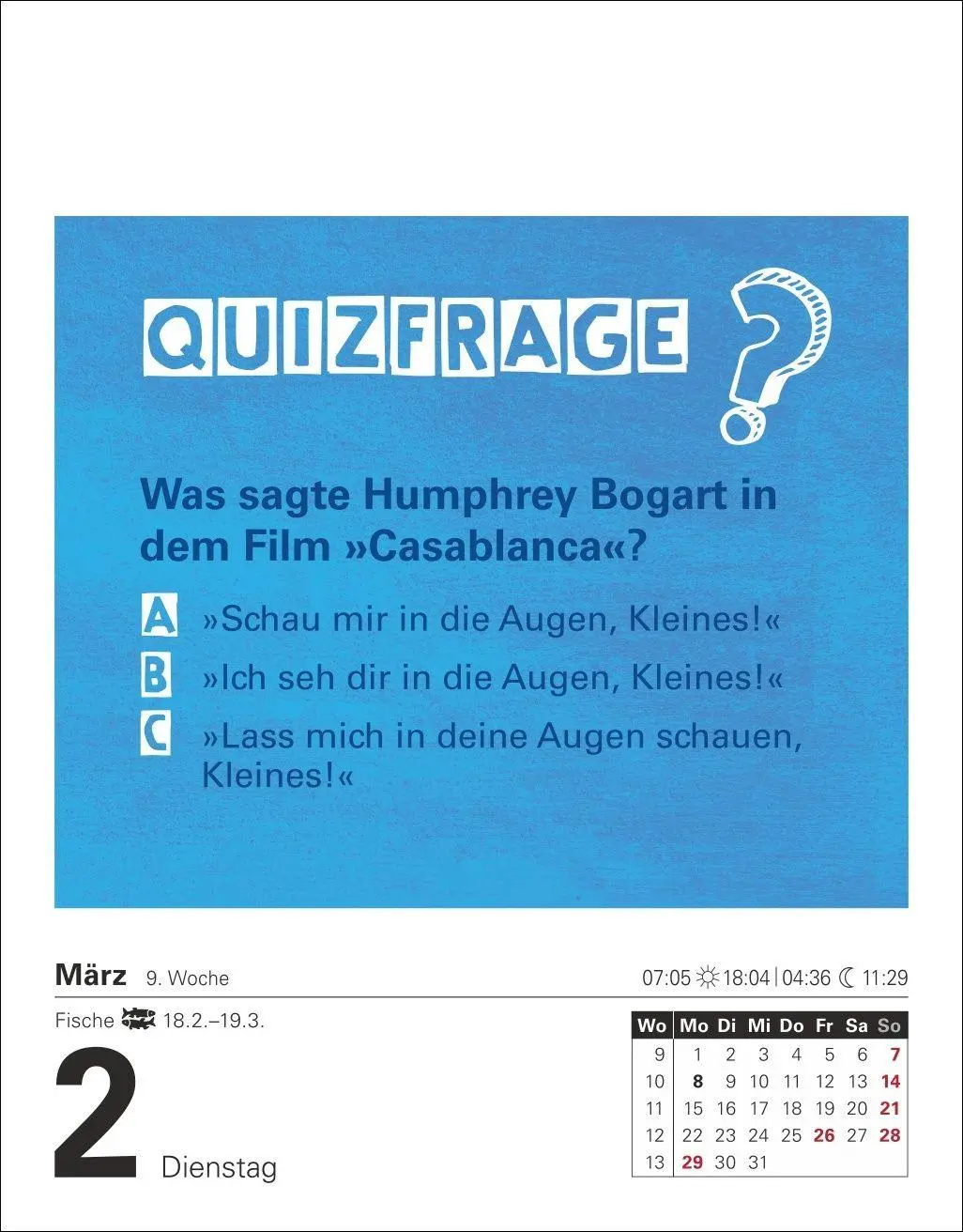 Bild: 9783840038877 | Ist es wahr, dass ...? Tagesabreißkalender 2027 - Alltagswissen auf...