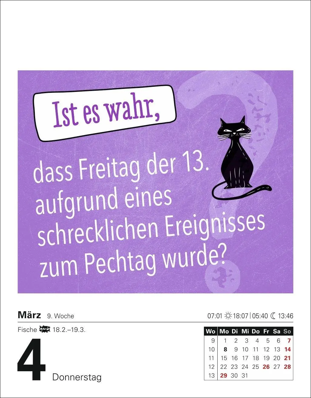 Bild: 9783840038877 | Ist es wahr, dass ...? Tagesabreißkalender 2027 - Alltagswissen auf...