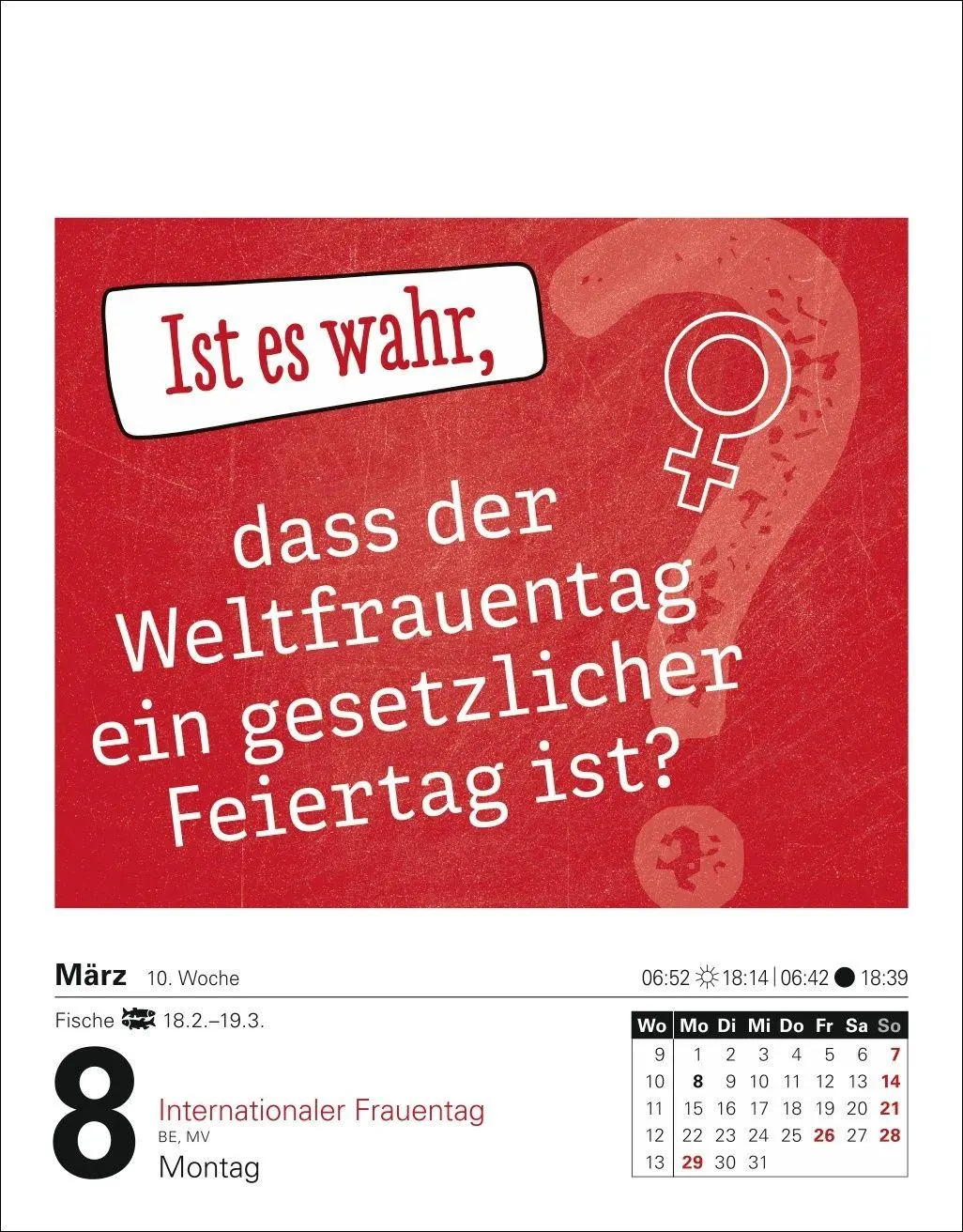 Bild: 9783840038877 | Ist es wahr, dass ...? Tagesabreißkalender 2027 - Alltagswissen auf...