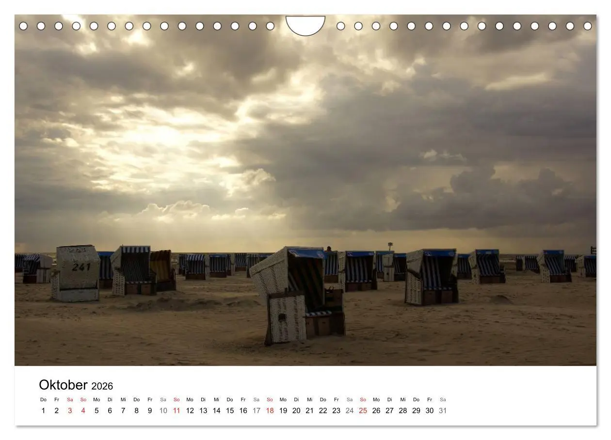 Bild: 9783516158977 | St. Peter Ording 2026 (Wandkalender 2026 DIN A4 quer), CALVENDO...