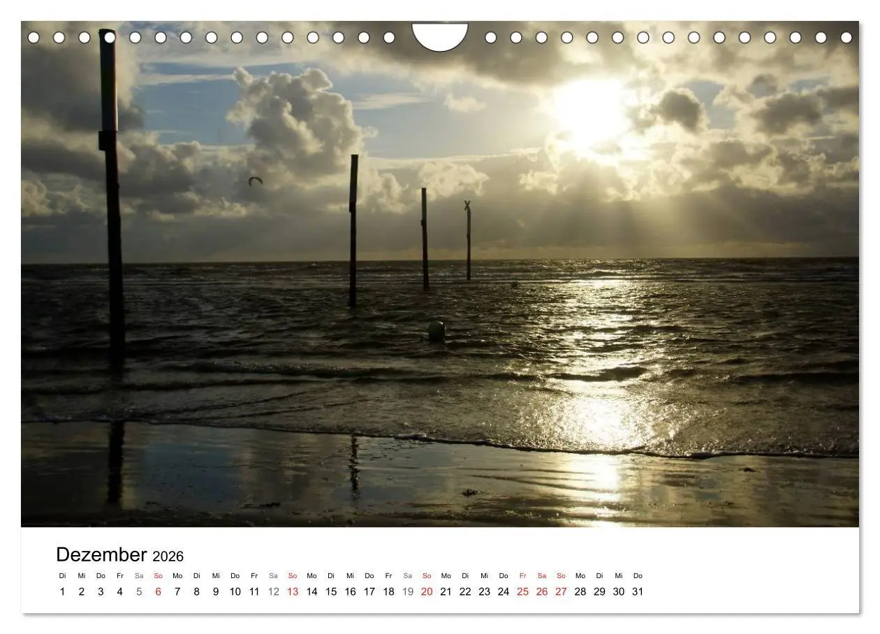 Bild: 9783516158977 | St. Peter Ording 2026 (Wandkalender 2026 DIN A4 quer), CALVENDO...