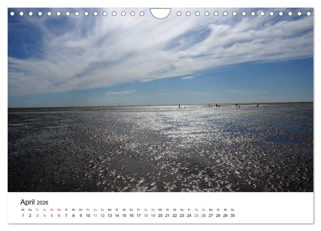 Bild: 9783516158977 | St. Peter Ording 2026 (Wandkalender 2026 DIN A4 quer), CALVENDO...
