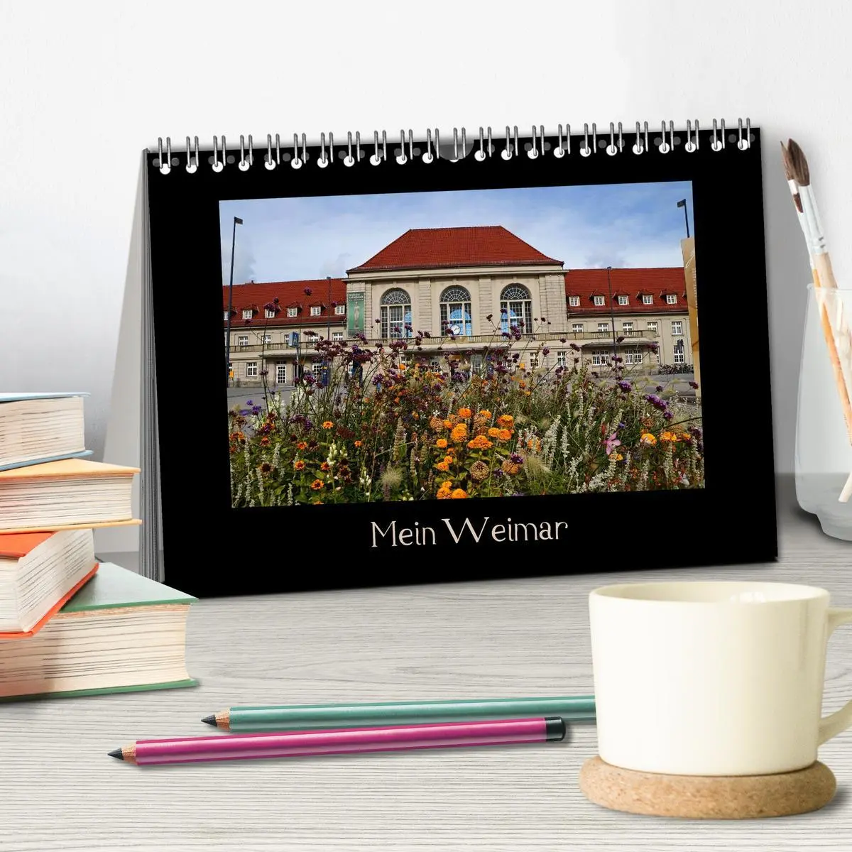 Bild: 9783516228977 | Weimar (Tischkalender 2026 DIN A5 quer), CALVENDO Monatskalender