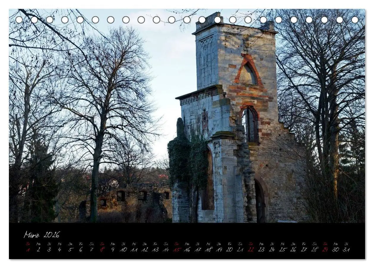 Bild: 9783516228977 | Weimar (Tischkalender 2026 DIN A5 quer), CALVENDO Monatskalender