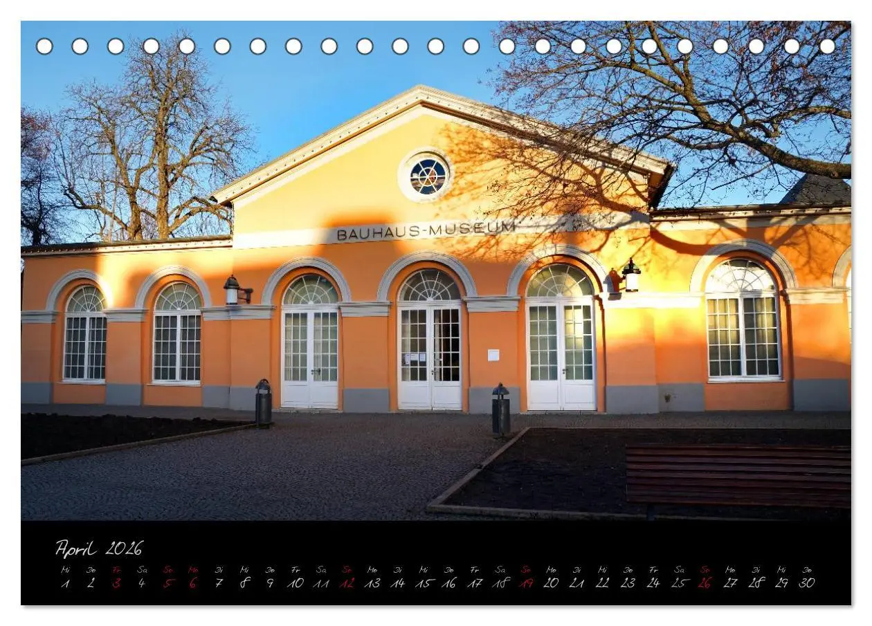 Bild: 9783516228977 | Weimar (Tischkalender 2026 DIN A5 quer), CALVENDO Monatskalender
