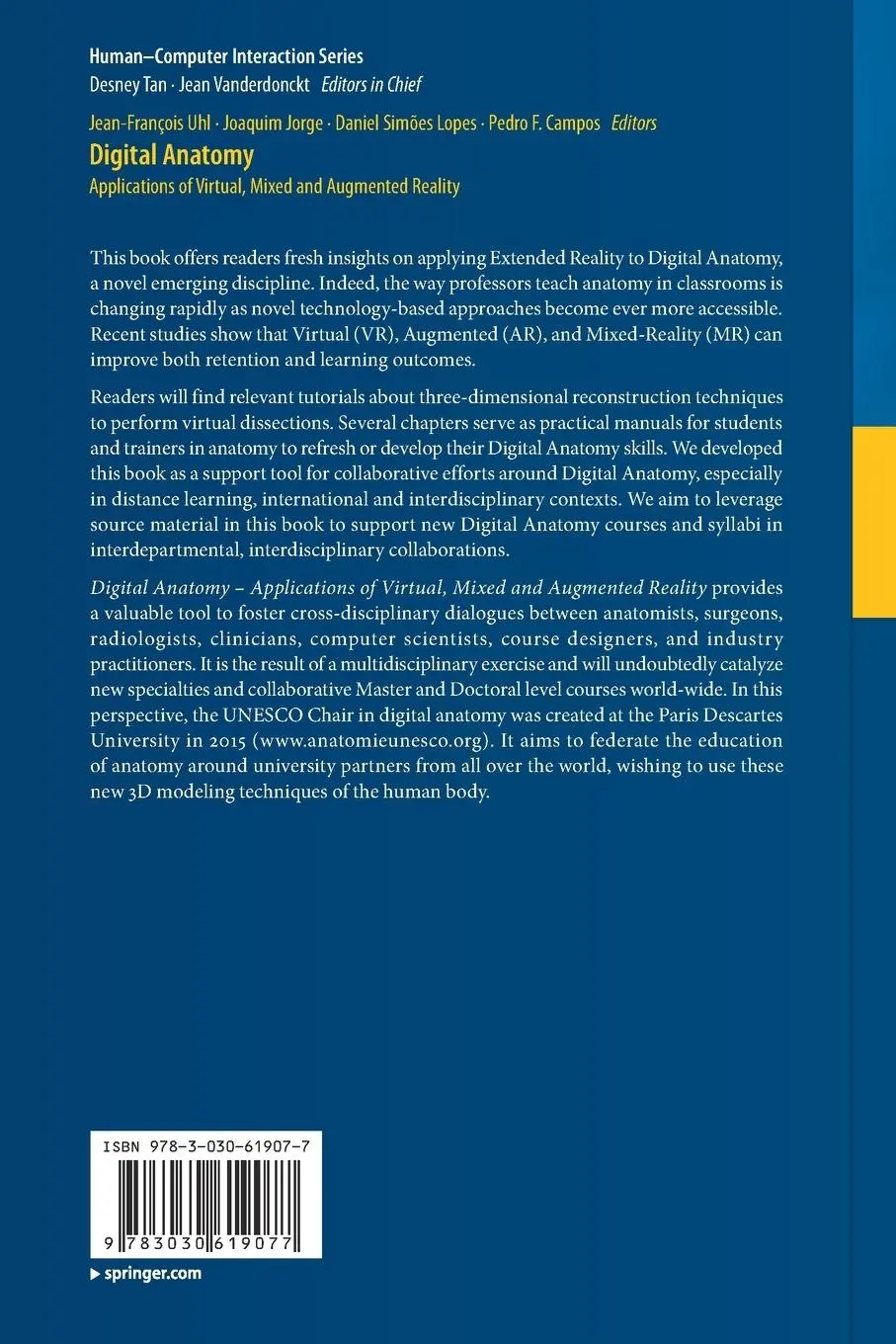 Rückseite: 9783030619077 | Digital Anatomy | Applications of Virtual, Mixed and Augmented Reality