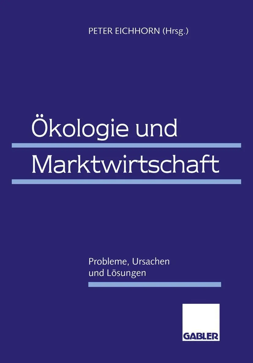 Cover: 9783409129077 | Ökologie und Marktwirtschaft | Probleme, Ursachen und Lösungen | Buch