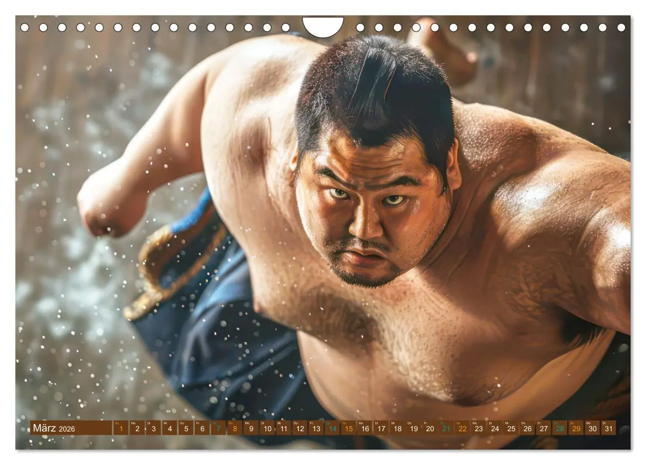 Bild: 9783457339077 | Sumo - Japans schwere Ringer (Wandkalender 2026 DIN A4 quer),...
