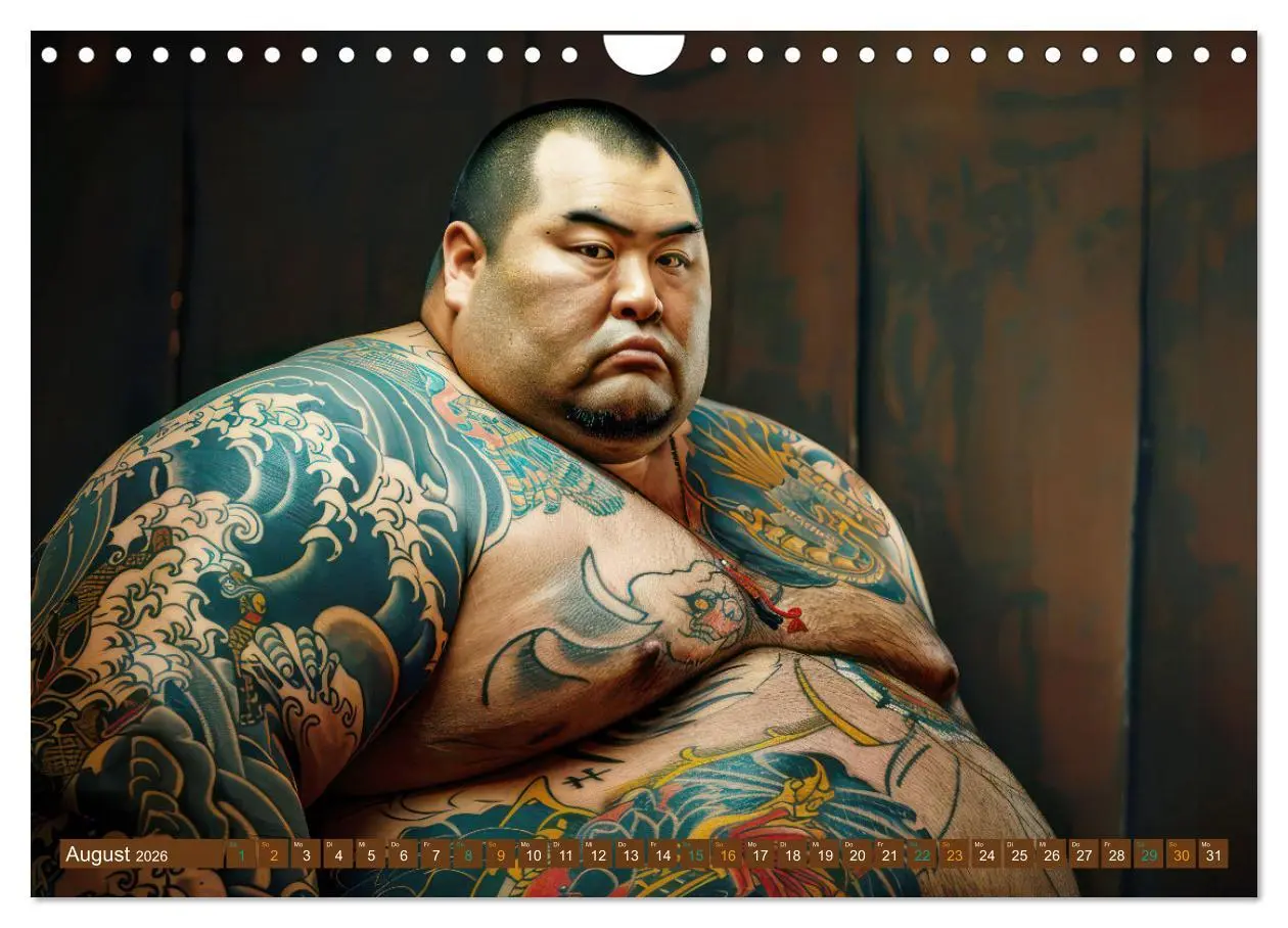 Bild: 9783457339077 | Sumo - Japans schwere Ringer (Wandkalender 2026 DIN A4 quer),...