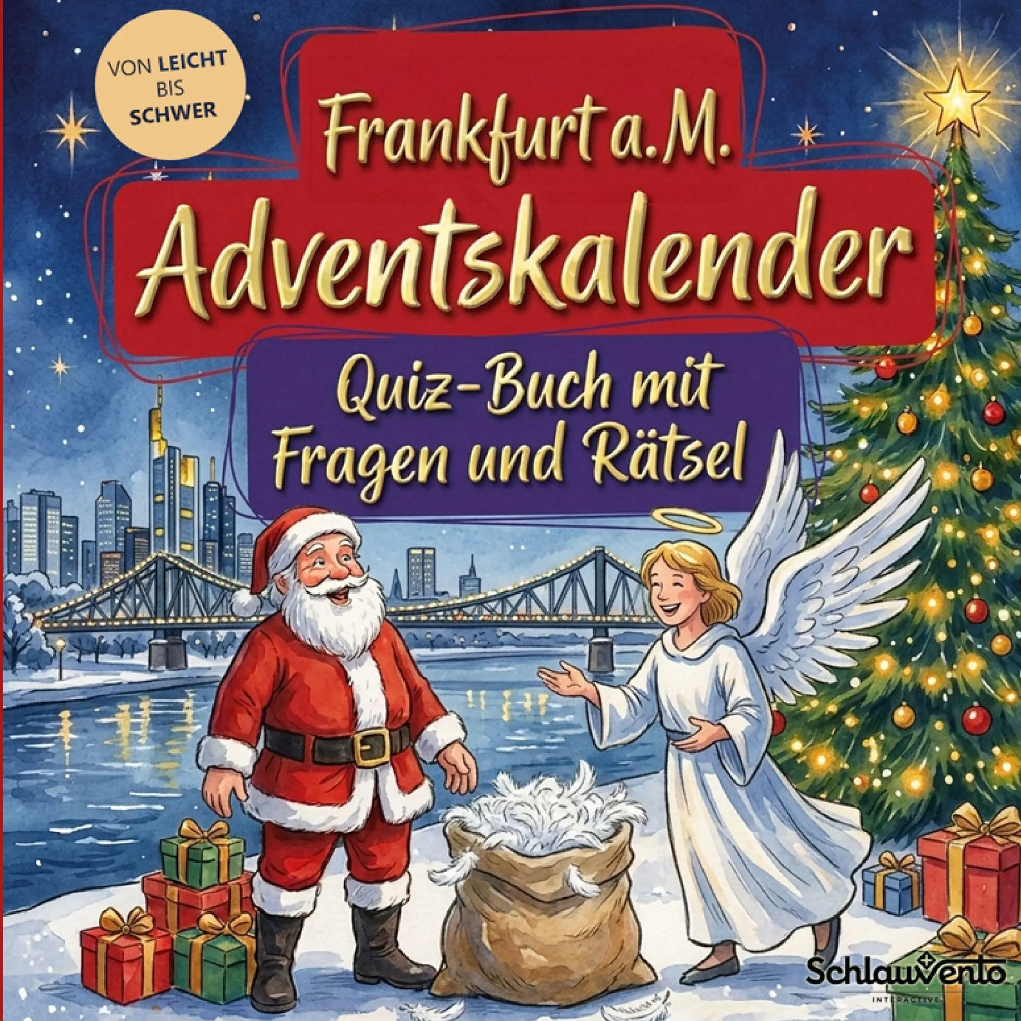 Cover: 9783693199077 | Frankfurt am Main-Adventskalender: Quiz-Buch mit Fragen und Rätsel