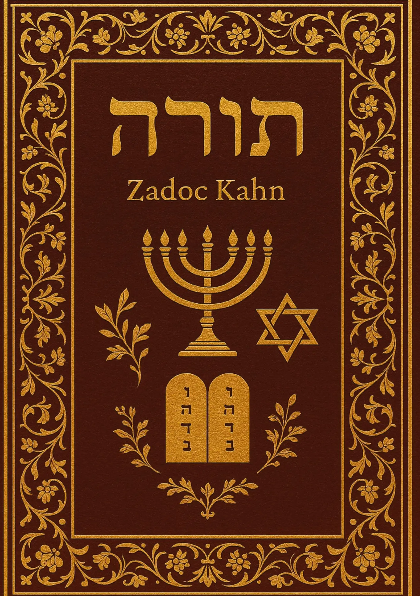 Cover: 9782385089177 | La Torah : Les cinq premiers livres de la Bible hébraïque | Kahn Zadoc