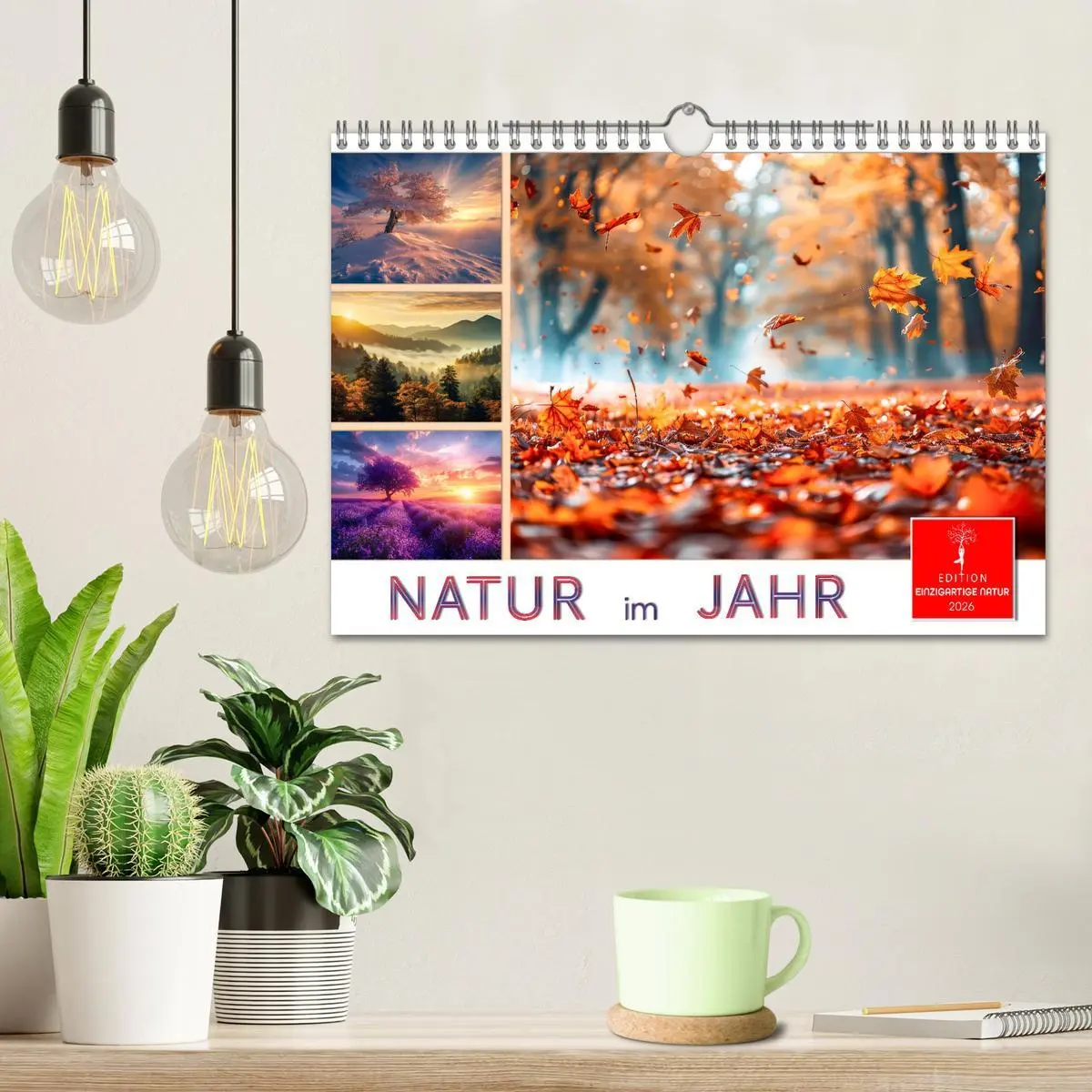 Bild: 9783457329177 | Natur im Jahr (Wandkalender 2026 DIN A4 quer), CALVENDO Monatskalender