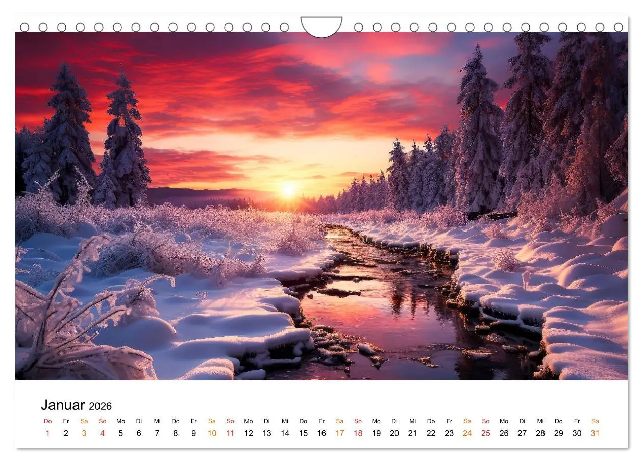 Bild: 9783457329177 | Natur im Jahr (Wandkalender 2026 DIN A4 quer), CALVENDO Monatskalender