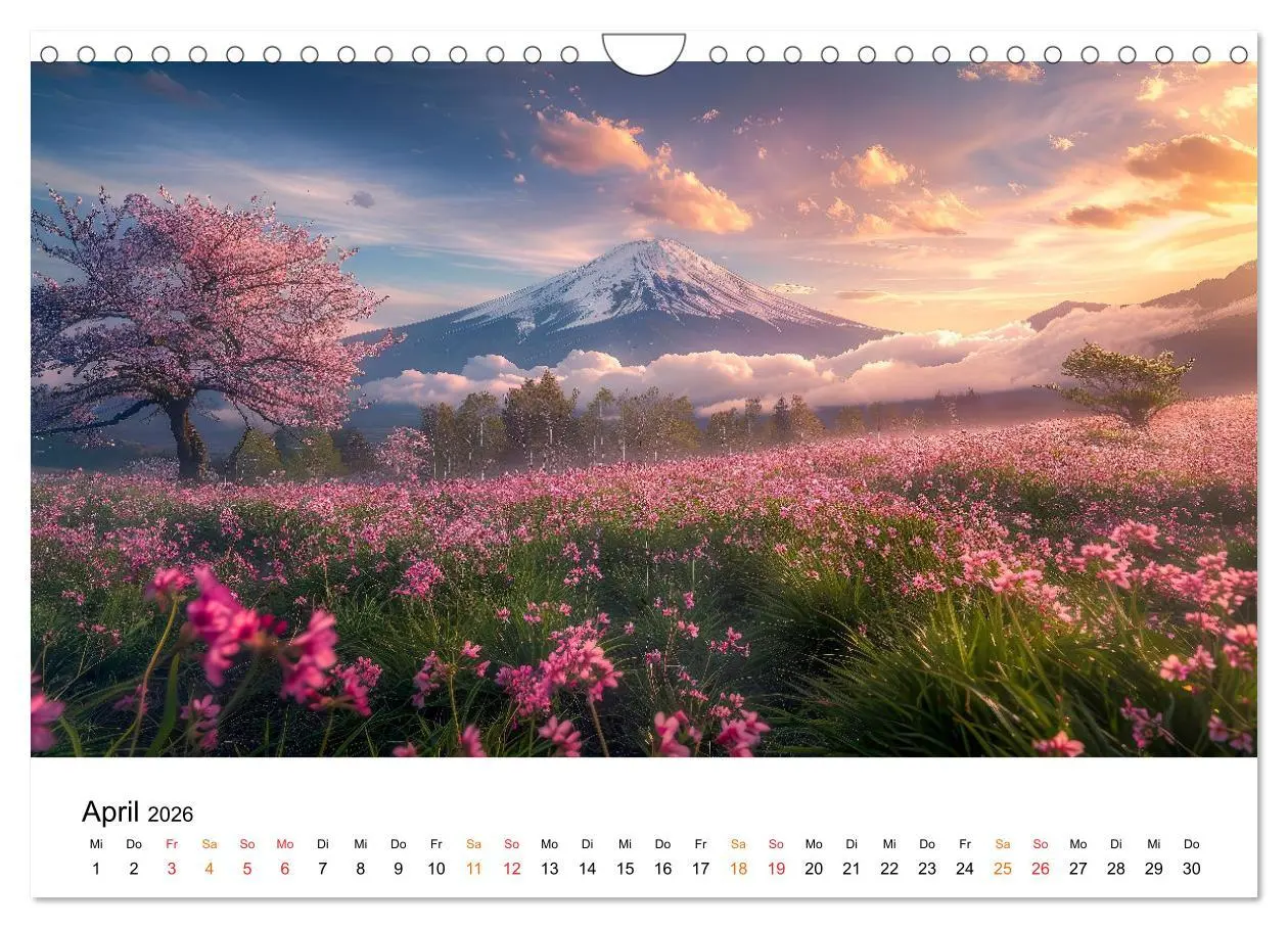 Bild: 9783457329177 | Natur im Jahr (Wandkalender 2026 DIN A4 quer), CALVENDO Monatskalender