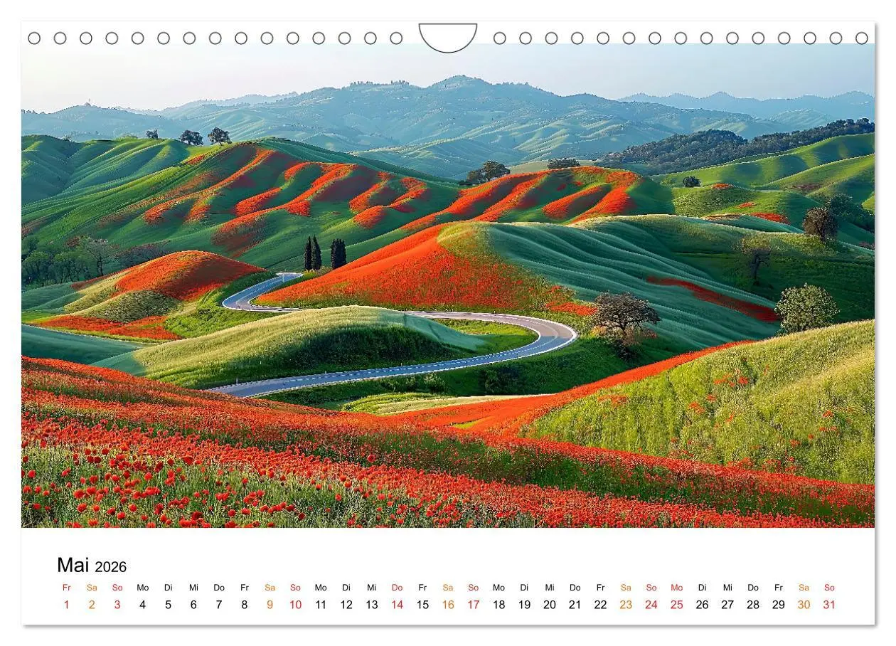Bild: 9783457329177 | Natur im Jahr (Wandkalender 2026 DIN A4 quer), CALVENDO Monatskalender