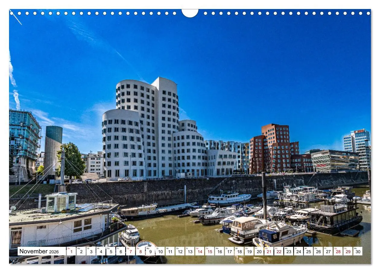 Bild: 9783457569177 | Düsseldorf Medienhafen (Wandkalender 2026 DIN A3 quer), CALVENDO...