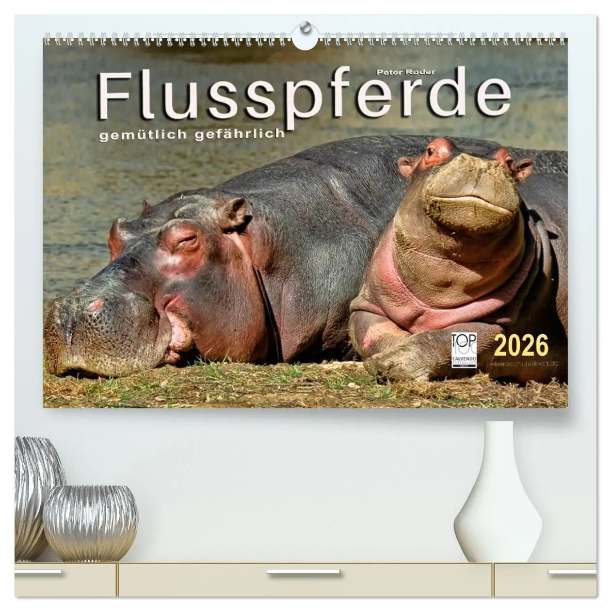 Cover: 9783457949177 | Flusspferde - gemütlich gefährlich (hochwertiger Premium...