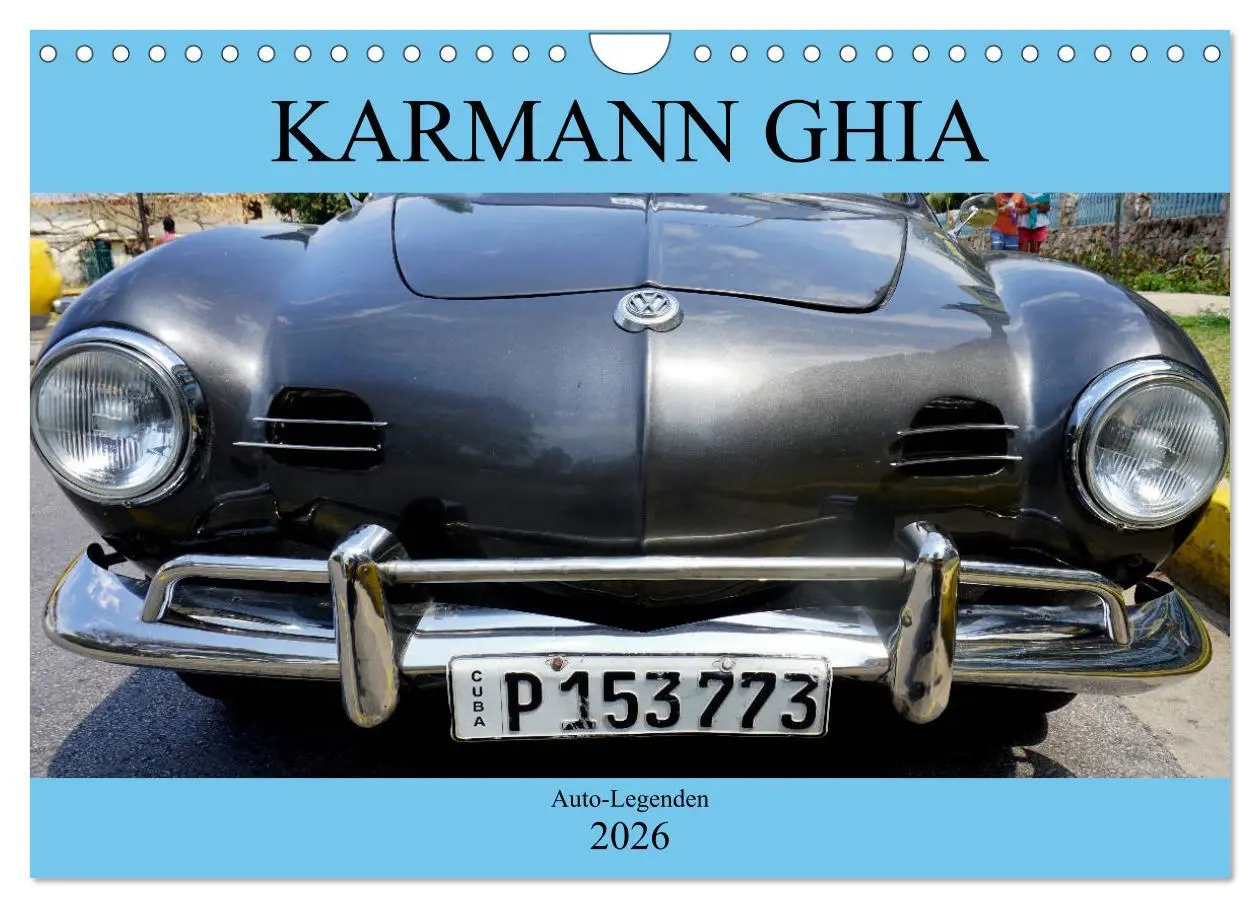 Cover: 9783516039177 | KARMANN GHIA - Auto-Legenden (Wandkalender 2026 DIN A4 quer),...