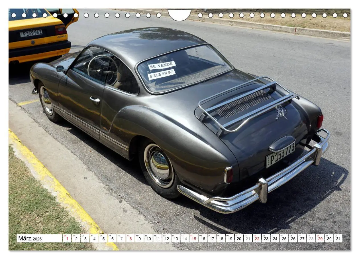Bild: 9783516039177 | KARMANN GHIA - Auto-Legenden (Wandkalender 2026 DIN A4 quer),...