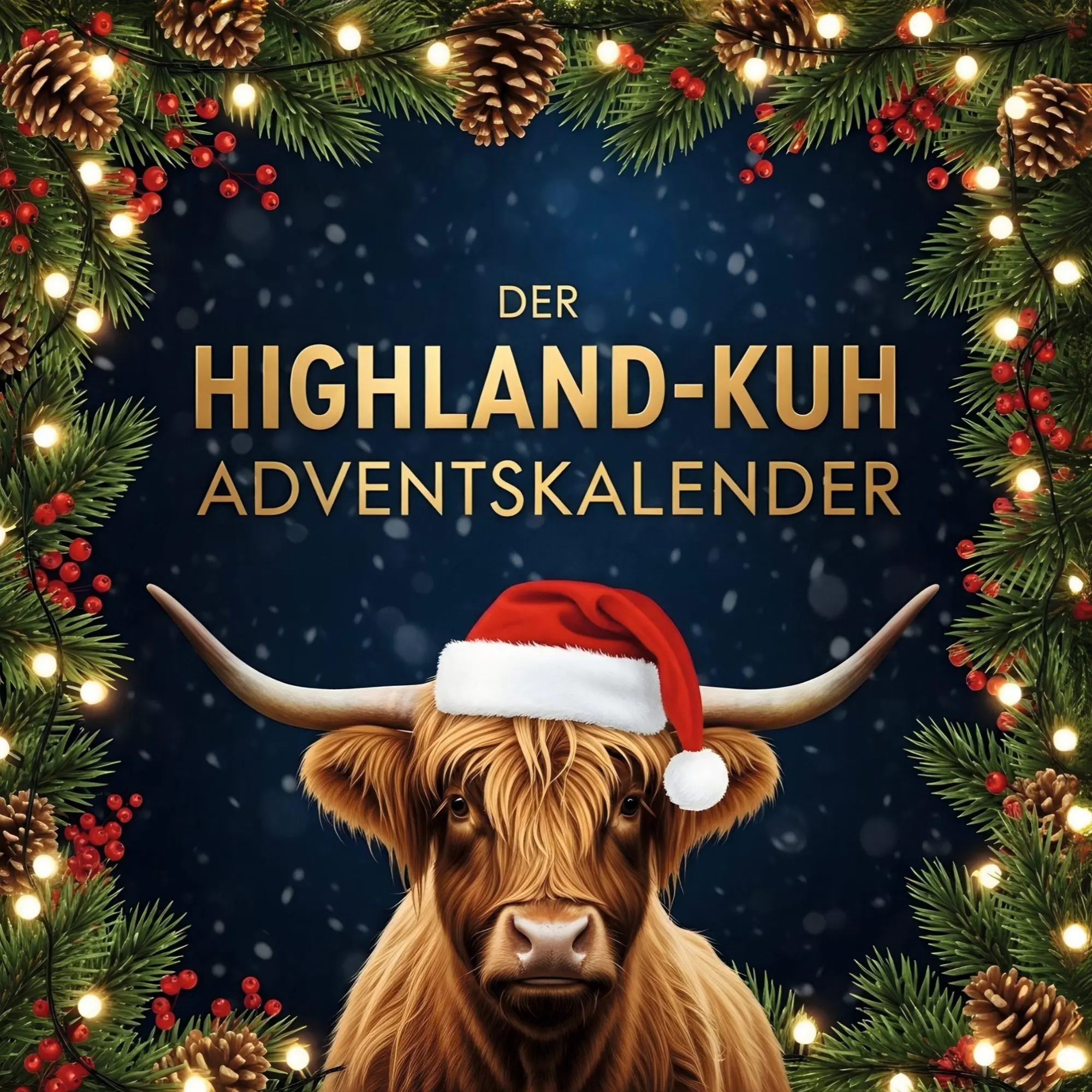 Cover: 9783695309177 | Der Highland-Kuh-Adventskalender | Elias Schmitt | Taschenbuch | 2025