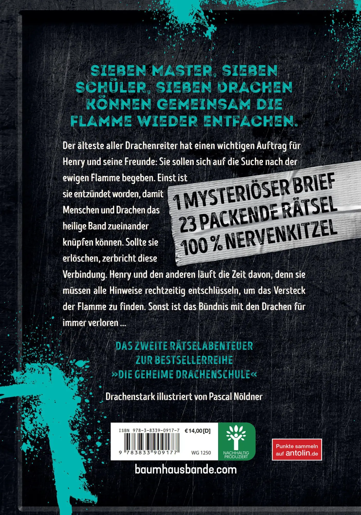 Bild: 9783833909177 | Die geheime Drachenschule: Löse das Rätsel des ewigen Feuers | Skye