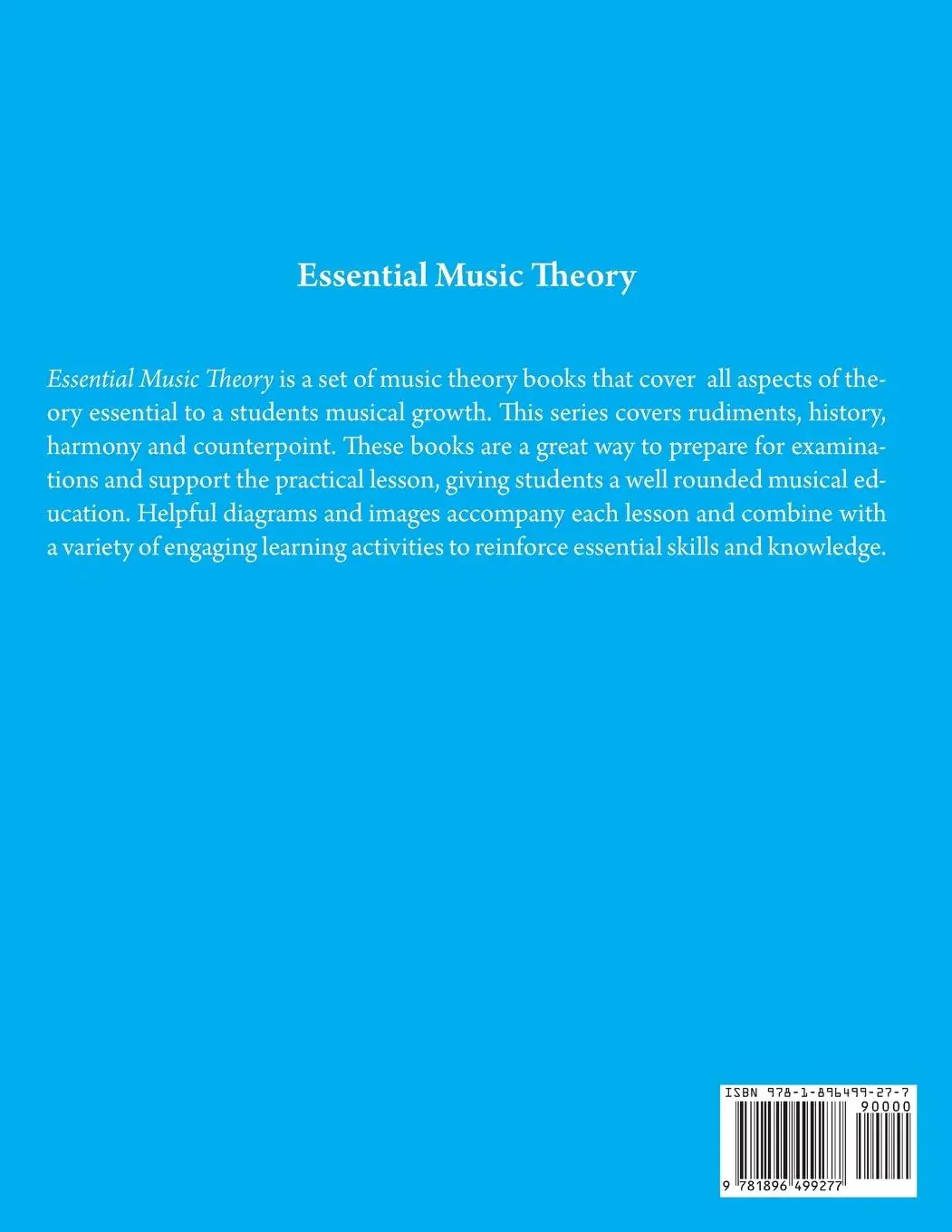 Rückseite: 9781896499277 | Essential Music Theory Level 2 | Mark Sarnecki | Taschenbuch | 2023