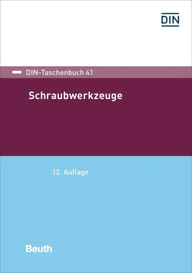 Cover: 9783410309277 | Schraubwerkzeuge | Taschenbuch | DIN-Beuth-Taschenbuch | 690 S. | 2021