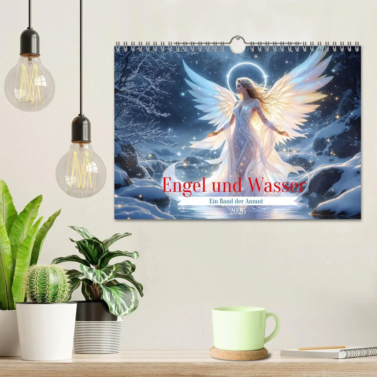 Bild: 9783457249277 | Engel und Wasser - Ein Band der Anmut (Wandkalender 2026 DIN A4...