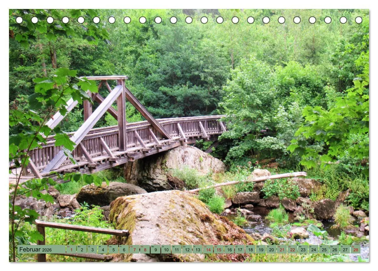 Bild: 9783457559277 | Frankenwald - Wandern in Oberfranken und Thüringen (Tischkalender...