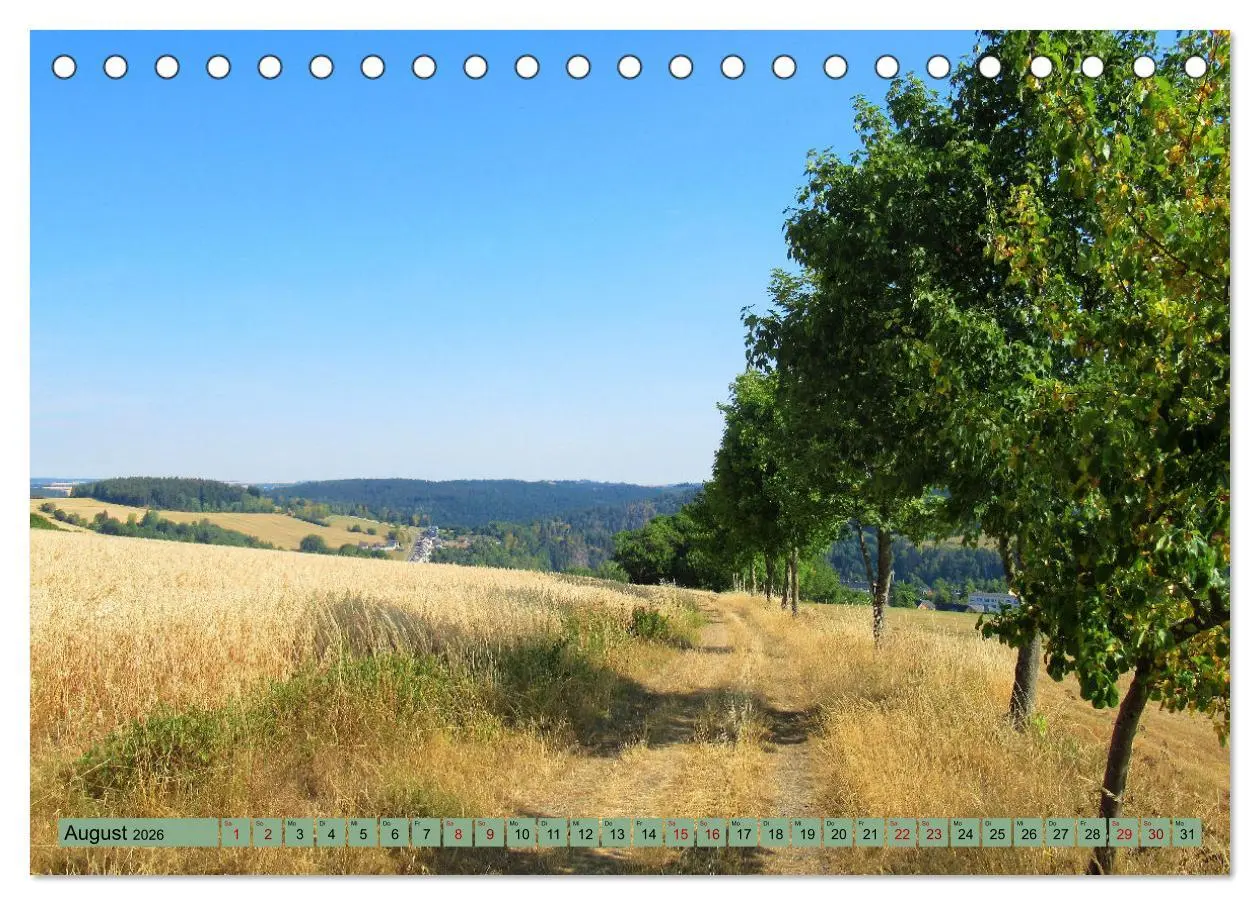 Bild: 9783457559277 | Frankenwald - Wandern in Oberfranken und Thüringen (Tischkalender...