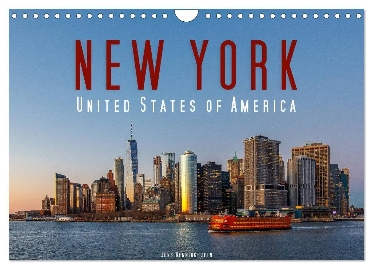 Cover: 9783457799277 | New York - United States of America (Wandkalender 2026 DIN A4...