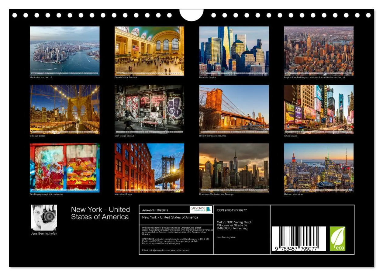 Bild: 9783457799277 | New York - United States of America (Wandkalender 2026 DIN A4...