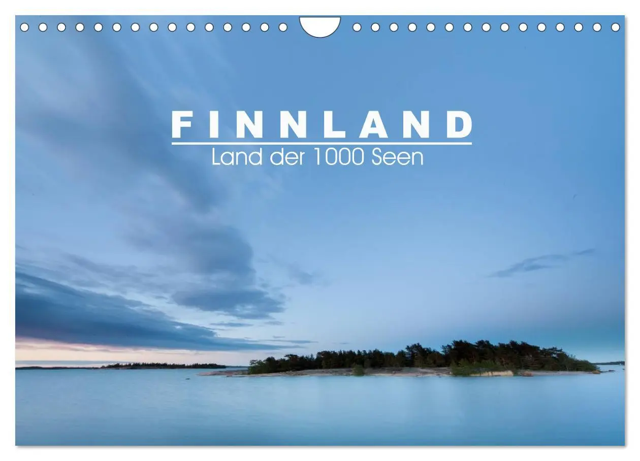 Cover: 9783516029277 | Finnland: Land der 1000 Seen (Wandkalender 2026 DIN A4 quer),...