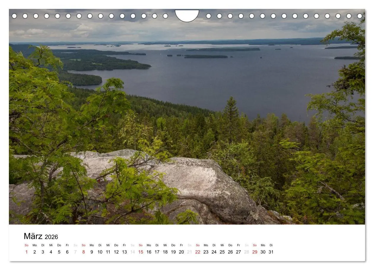 Bild: 9783516029277 | Finnland: Land der 1000 Seen (Wandkalender 2026 DIN A4 quer),...