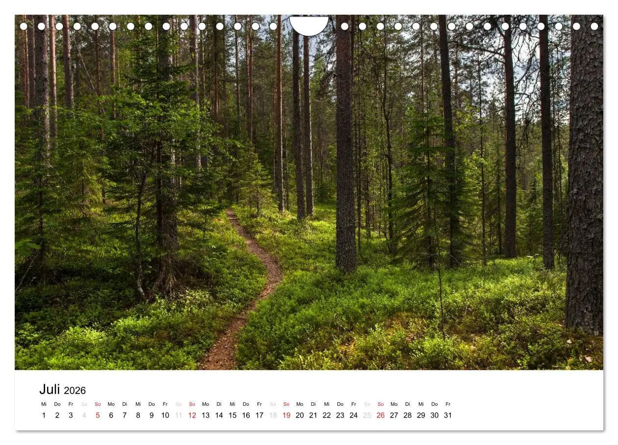 Bild: 9783516029277 | Finnland: Land der 1000 Seen (Wandkalender 2026 DIN A4 quer),...