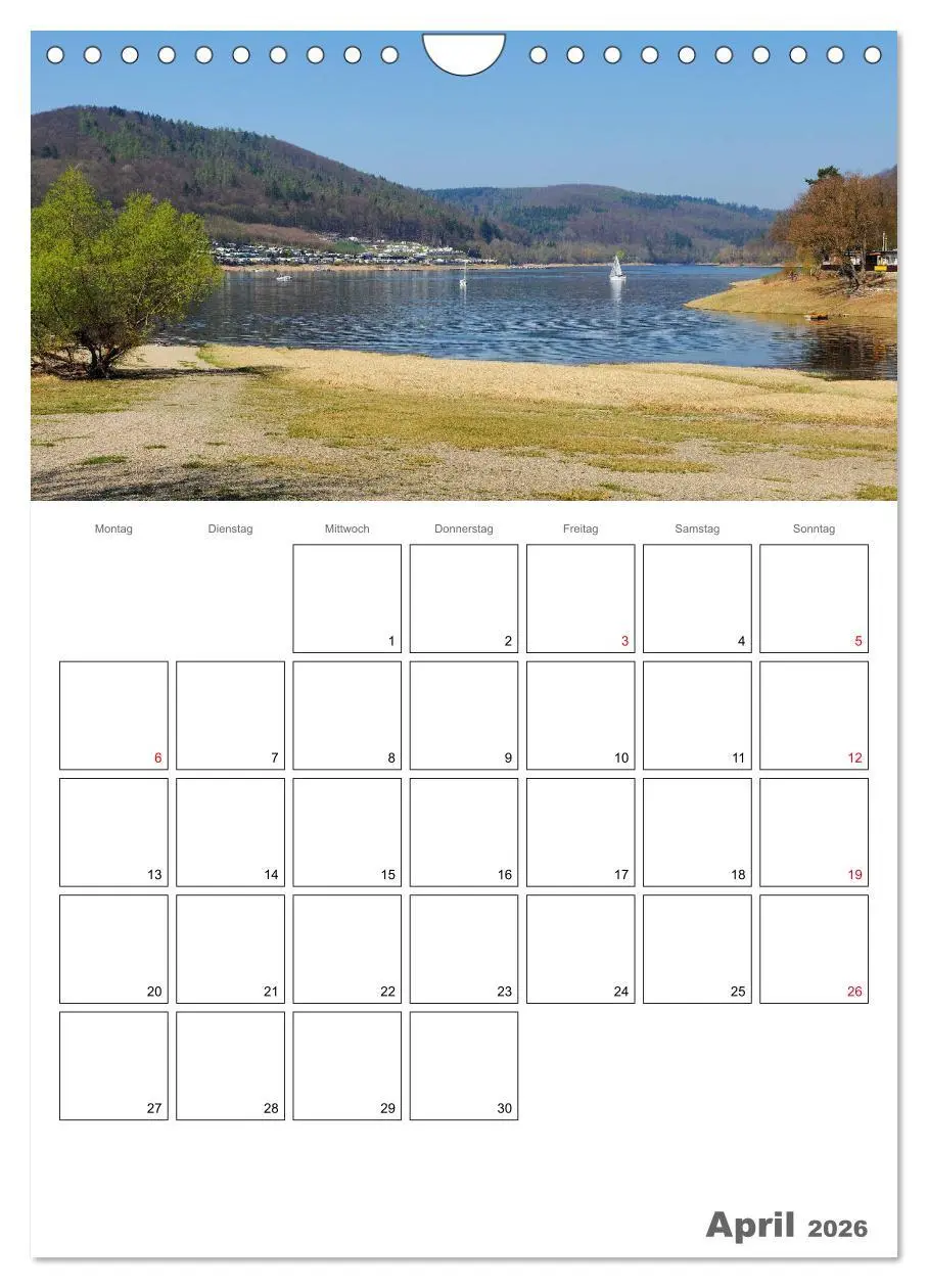 Bild: 9783516409277 | Hessens schönster See - Der Edersee (Wandkalender 2026 DIN A4...